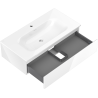 Mexen Orio meuble de salle de bain 90 cm avec lavabo Vela, 1 tiroir, blanc brillant - 91A10-09023-1-BF00-W23M00