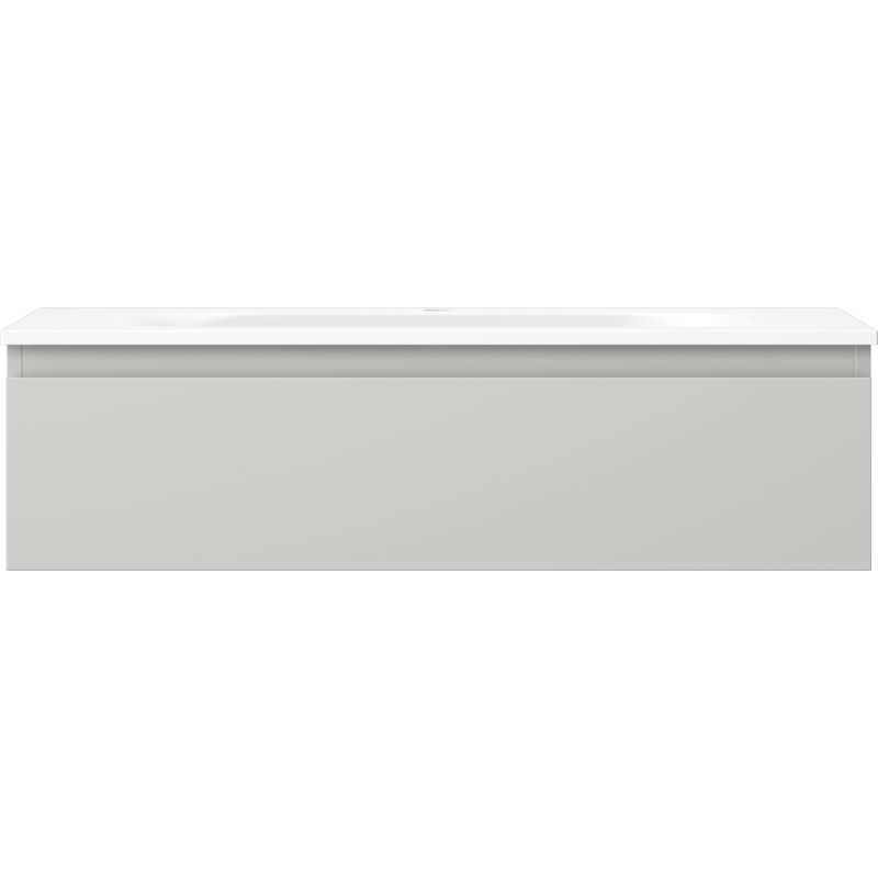 Mexen Orio armoire de salle de bain 90 cm avec lavabo Vela, 1 tiroir, gris mat/blanc mat - 91A10-09023-1-BF62-W23M01