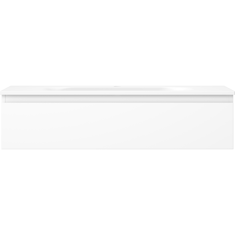 Mexen Orio meuble de salle de bain 100 cm avec lavabo Vela, 1 tiroir, blanc mat - 91A10-10023-1-BF01-W23M01