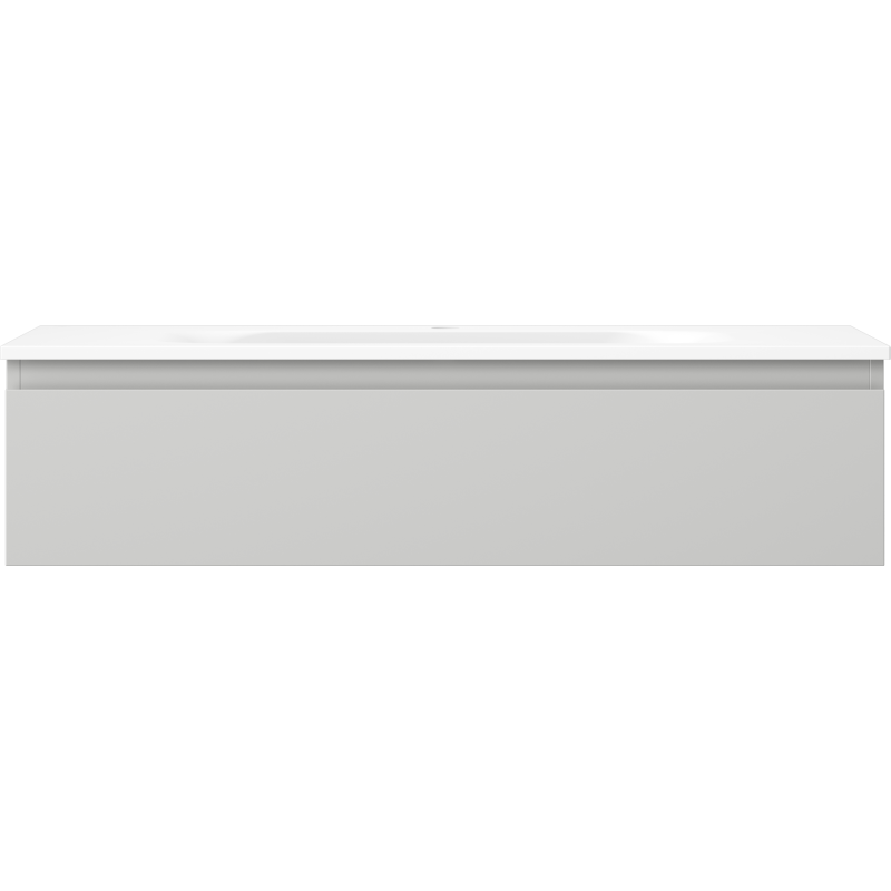 Mexen Orio meuble de salle de bain 100 cm avec lavabo Vela, 1 tiroir, gris mat/blanc mat - 91A10-10023-1-BF62-W23M01