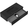 Mexen Orio meuble de salle de bains 100 cm avec lavabo Vela, 1 tiroir, noir mat - 91A10-10023-1-BF71-W23M71