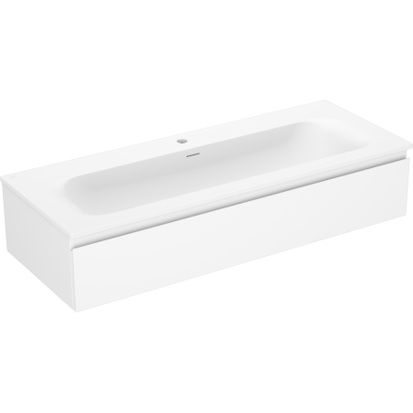Mexen Orio meuble de salle de bain 120 cm avec lavabo Vela, 1 tiroir, blanc mat - 91A10-12023-1-BF01-W23M01