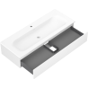 Mexen Orio meuble de salle de bain 120 cm avec lavabo Vela, 1 tiroir, blanc mat - 91A10-12023-1-BF01-W23M01