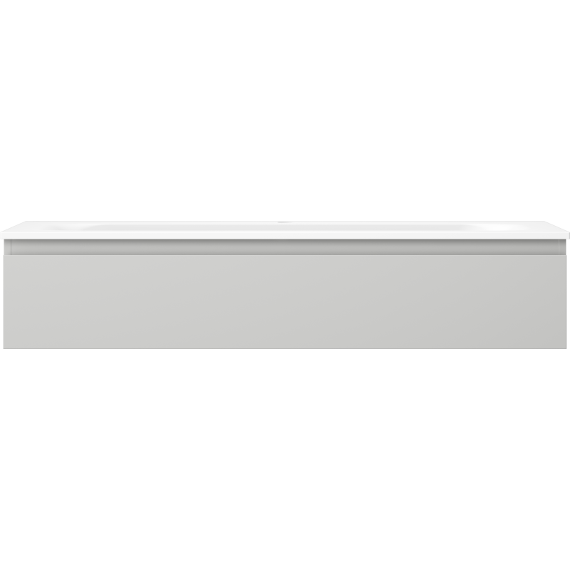 Mexen Orio meuble de salle de bain 120 cm avec lavabo Vela, 1 tiroir, gris mat/blanc mat - 91A10-12023-1-BF62-W23M01
