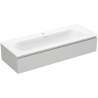 Mexen Orio meuble de salle de bains 120 cm avec lavabo Vela, 1 tiroir, gris mat/blanc mat - 91A10-12023-1-BF62-W23M01