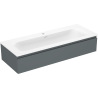 Mexen Orio meuble de salle de bain 120 cm avec lavabo Vela, 1 tiroir, graphite mat/blanc mat - 91A10-12023-1-BF66-W23M01