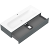 Mexen Orio meuble de salle de bain 120 cm avec lavabo Vela, 1 tiroir, graphite mat/blanc mat - 91A10-12023-1-BF66-W23M01