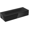Mexen Orio meuble de salle de bains 120 cm avec lavabo Vela, 1 tiroir, noir brillant/noir mat - 91A10-12023-1-BF70-W23M71