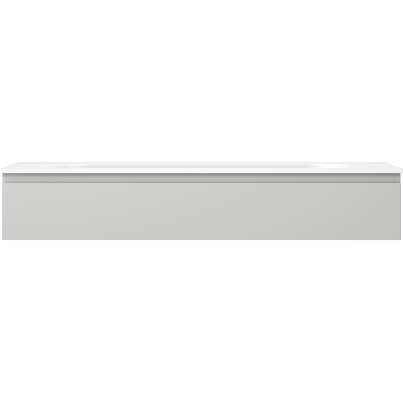 Mexen Orio meuble de salle de bain 140 cm avec lavabo Vela, 1 tiroir, gris mat/blanc mat - 91A10-14023-1-BF62-W23M01