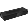 Mexen Orio meuble de salle de bain 140 cm avec lavabo Vela, 1 tiroir, noir brillant/noir mat - 91A10-14023-1-BF70-W23M71