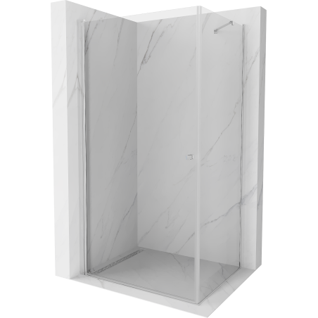 Mexen Pretoria cabine de douche pivotante 80 x 90 cm, transparent, chrome - 852-080-090-01-00