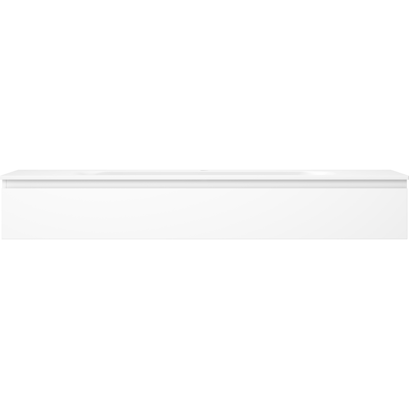 Mexen Orio meuble de salle de bain 160 cm avec lavabo Vela, 1 tiroir, blanc mat - 91A10-16023-1-BF01-W23M01