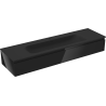 Mexen Orio meuble de salle de bains 160 cm avec lavabo Vela, 1 tiroir, noir brillant/noir mat - 91A10-16023-1-BF70-W23M71