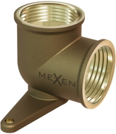 Mexen BRASS coude mural en laiton avec patte 1/2 FF x 1/2 FF - W97408-1212
