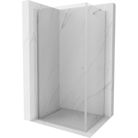 Mexen Pretoria cabine de douche pivotante 85 x 80 cm, transparente, chromée - 852-085-080-01-00