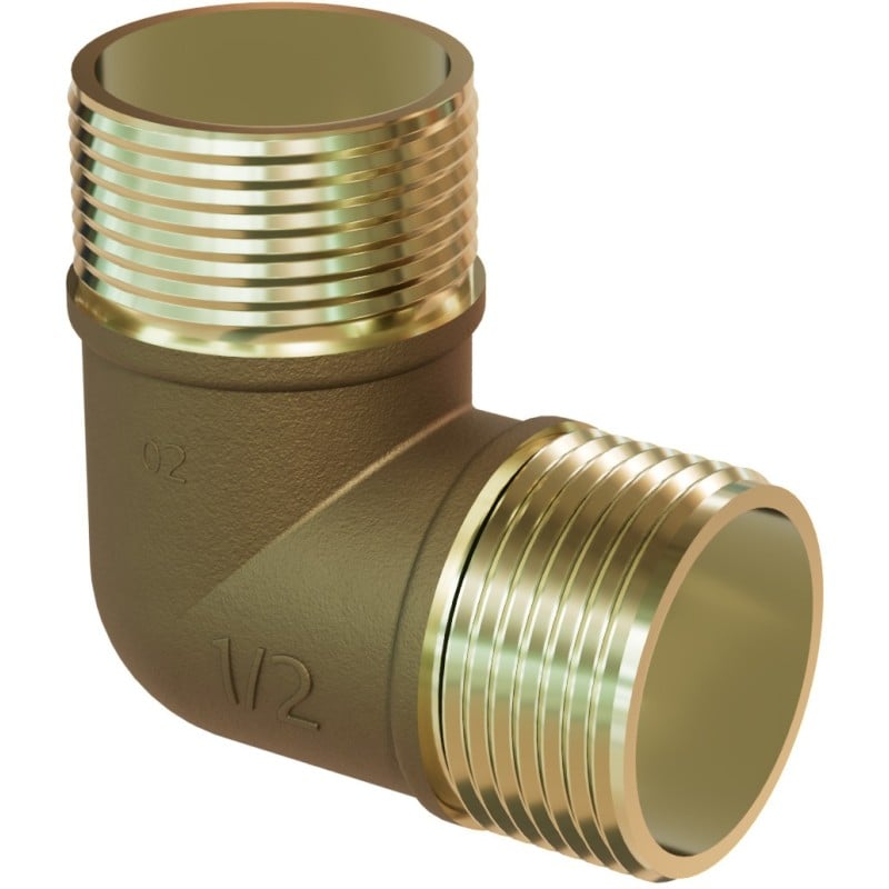 Mexen BRASS coude en laiton 1 M x 1 M - W97409-1010