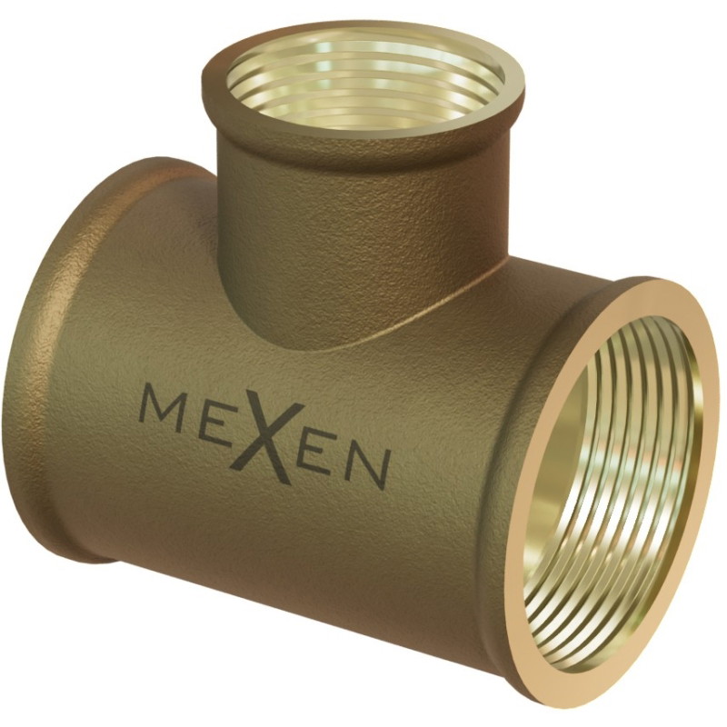 Mexen BRASS raccord en T en laiton 5/4 FF x 1/2 FF x 5/4 FF - W97412-541254