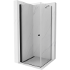 Mexen Pretoria cabine de douche battante 90 x 90 cm, transparent, noir - 852-090-090-70-00