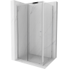 Mexen Apia cabine de douche coulissante 140 x 70 cm, transparent, chrome - 840-140-070-01-00