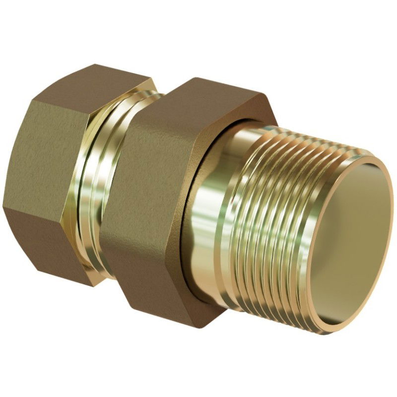 Mexen BRASS raccord droit en laiton 6/4 M x 6/4 F - W97417-6464