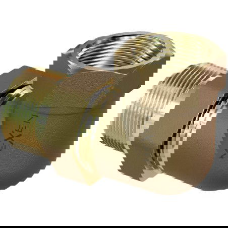 Mexen BRASS Raccord coudé en laiton 2 Mâle x 2 Femelle - W97418-2020