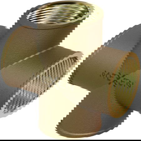 Mexen BRASS té en laiton 3/4 GW x 3/4 GW x 3/4 GW x 3/4 GW - W97418-34343434