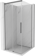 Mexen Rox cabine de douche coulissante 90 x 90 cm, transparent, gun metal - 8C2-090-090-95-00