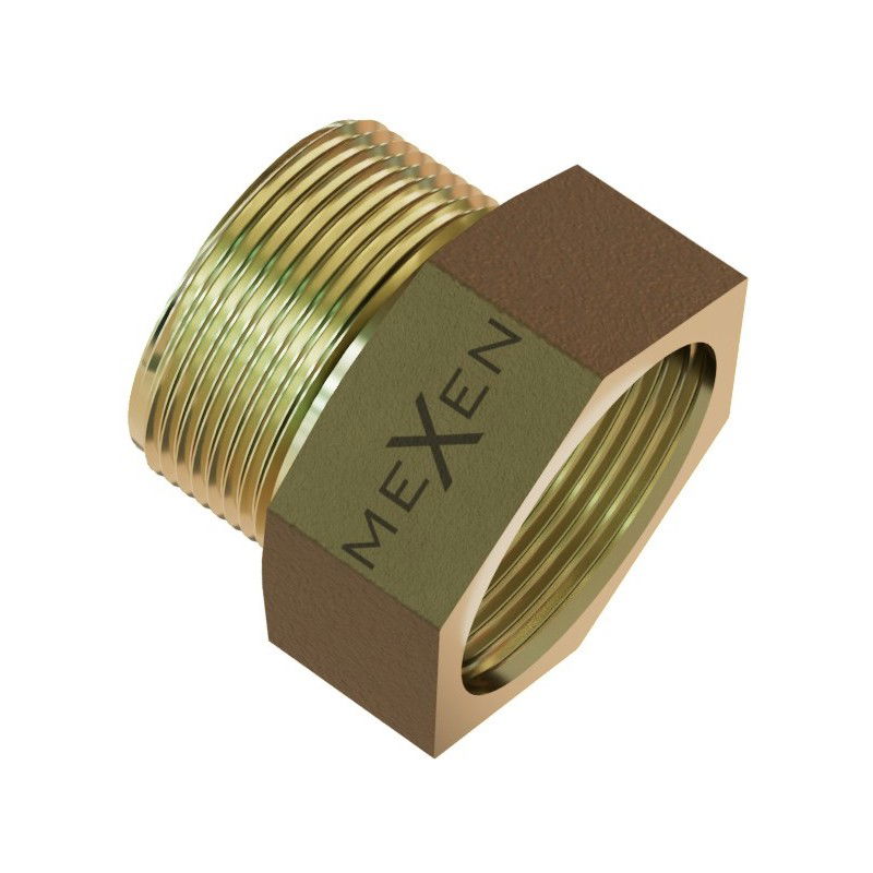 Mexen BRASS réduction écrou-filet en laiton 1 pouce femelle x 1/2 pouce mâle - W97419-1012