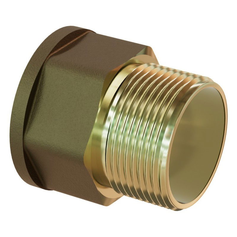 Mexen BRASS rallonge en laiton 1/2 IFF x 1/2 IFD, 15 mm - W97420-1212-15
