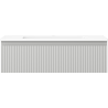 Mexen Rivel armoire de salle de bain 80 cm avec lavabo Otis, 1 tiroir, rainuré, gris mat/blanc mat - 91A20-08023-1-BF62-W18M01