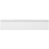Mexen Rivel meuble de salle de bains 120 cm avec lavabo Otis, 1 tiroir, rainuré, blanc mat - 91A20-12023-1-BF01-W18M01