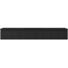 Mexen Rivel armoire de salle de bain 160 cm avec lavabo Otis, 1 tiroir, nervurée, noir mat - 91A20-16023-1-BF71-W18M71