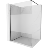 Mexen Kioto paroi de douche Walk-in 130 x 200 cm, transparent/givre 8 mm, noir - 800-130-101-70-35
