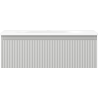 Mexen Rivel meuble de salle de bain 70 cm avec lavabo Vela, 1 tiroir, rainuré, gris mat/blanc mat - 91A20-07023-1-BF62-W23M01