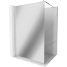 Mexen Kioto Panneau de douche Walk-in 130 x 200 cm, miroir 8 mm, chrome - 800-130-101-01-50
