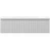 Mexen Rivel meuble de salle de bain 80 cm avec lavabo Vela, 1 tiroir, rainuré, gris mat/blanc mat - 91A20-08023-1-BF62-W23M01