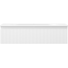 Mexen Rivel armoire de salle de bain 90 cm avec lavabo Vela, 1 tiroir, rainurée, blanc mat - 91A20-09023-1-BF01-W23M01