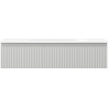 Mexen Rivel meuble de salle de bains 100 cm avec lavabo Vela, 1 tiroir, rainuré, gris mat/blanc mat - 91A20-10023-1-BF62-W23M01