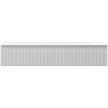 Mexen Rivel meuble de salle de bains 120 cm avec lavabo Vela, 1 tiroir, rainuré, gris mat/blanc mat - 91A20-12023-1-BF62-W23M01