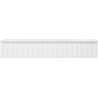 Mexen Rivel meuble de salle de bain 140 cm avec lavabo Vela, 1 tiroir, rainuré, blanc mat - 91A20-14023-1-BF01-W23M01