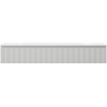 Mexen Rivel meuble de salle de bain 140 cm avec lavabo Vela, 1 tiroir, rainuré, gris mat/blanc mat - 91A20-14023-1-BF62-W23M01