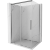 Mexen Rox cabine de douche coulissante 110 x 120 cm, transparent, gun metal - 8C2-110-120-95-00