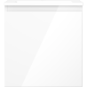 Mexen Orio armoire de salle de bain 45 cm avec lavabo Otis, 1 tiroir, blanc brillant - 91A10-04547-1-BF00-W18M00