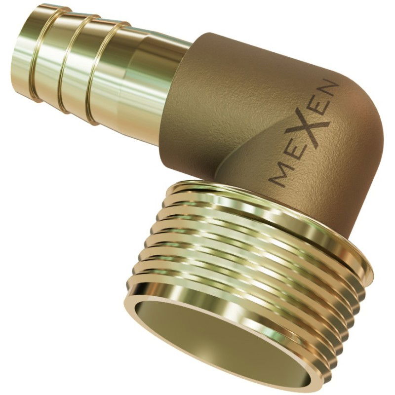 Mexen BRASS raccord pour tuyau coude laiton 1/2 GZ x 10 mm - W97423-1210