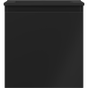 Mexen Orio meuble de salle de bain 45 cm avec lavabo Otis, 1 tiroir, noir mat - 91A10-04547-1-BF71-W18M71