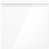 Mexen Orio meuble de salle de bain 50 cm avec lavabo Otis, 1 tiroir, blanc brillant - 91A10-05047-1-BF00-W18M00