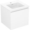 Mexen Orio armoire de salle de bain 50 cm avec lavabo Otis, 1 tiroir, blanc mat - 91A10-05047-1-BF01-W18M01