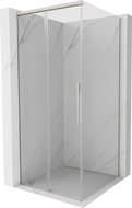 Mexen Rox cabine de douche coulissante 110 x 110 cm, transparent, nickel brossé - 8C2-110-110-97-00