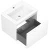 Mexen Orio meuble de salle de bain 60 cm avec lavabo Otis, 1 tiroir, blanc mat - 91A10-06047-1-BF01-W18M01