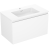 Mexen Orio meuble de salle de bains 80 cm avec lavabo Otis, 1 tiroir, blanc mat - 91A10-08047-1-BF01-W18M01